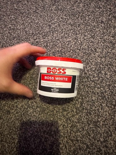 400g tub boss - white, pipe